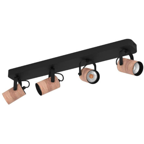 Spot Light Cayuca Brown Brown GU10 4x3W L: 58 cm B: 10 cm H: 12 cm Dimmable