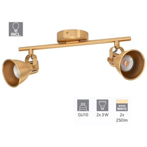 Spot Light Seras Gu10 2x3W L: 37 cm B: 6,5 cm Dimmable