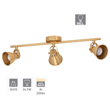 Spot Light Seras Gu10 3x3W L: 59,5 cm B: 6,5 cm Dimmable