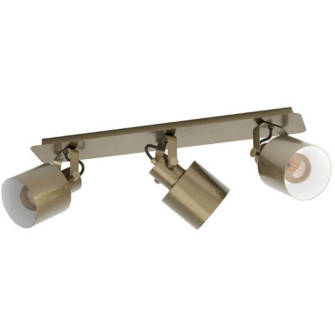 Spot Light Southery Steel Cream-Gold Brossed, blanc E27 3x40W L: 70 cm B: 11 cm H: 21cm Dimmable