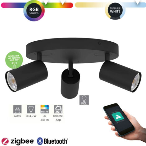 Spot Light TELIMBELA-Z GU10 3x4.9W H: 9,7 cm Ø25 cm Dimmable