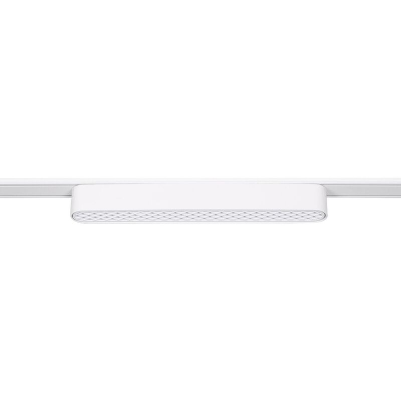 Spot Linéaire LED sur Rail Magnétique 25mm Extra-Plat 12W 48V Blanc Optic 222mm 4000K Blanc neutre