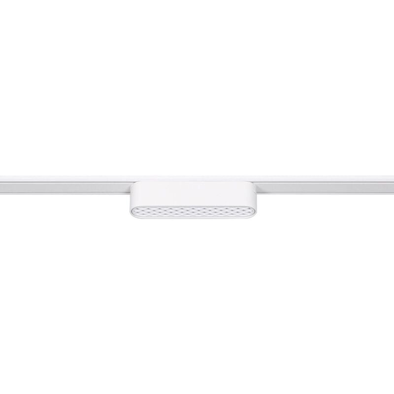 Spot Linéaire led sur Rail Magnétique 25mm Extra-Plat 6W 48V Blanc Grid 120mm 4000K Blanc neutre