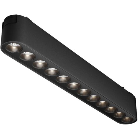 Spot linéaire rail 1 circuit noir LED 12W 4000K Maytoni