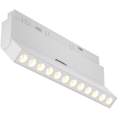 Spot linéaire sur rail 48V blanc 22cm 12W LED Maytoni