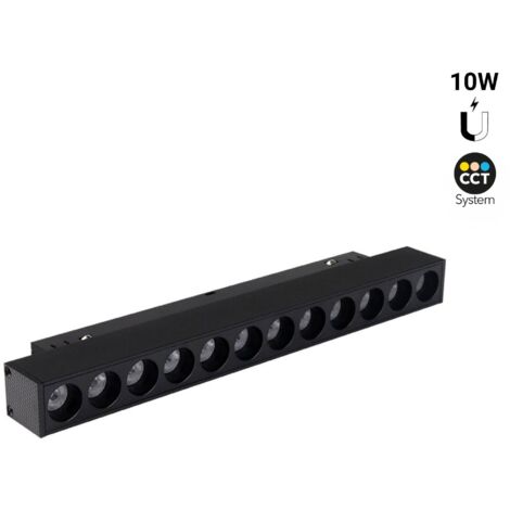 Spot linéaire sur rail magnétique CCT - 10W - UGR18 - Mi Light -