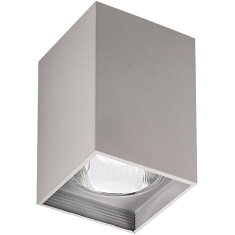 Spot Maddox metallo grigio B: 13.5 cm H, 13,5 centimetri