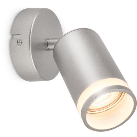 Spot Moderno Rub Metallo Cromo Opaco 1 Luce Gu10