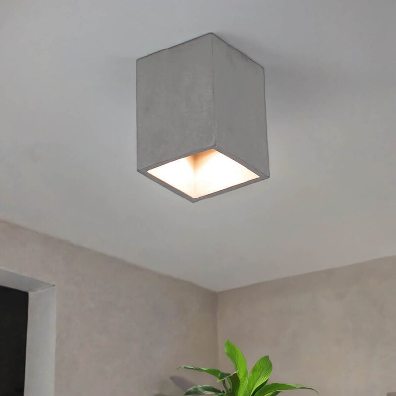 Applique d'intérieur bold au design moderne dans le style urbain en béton GU10 - Béton