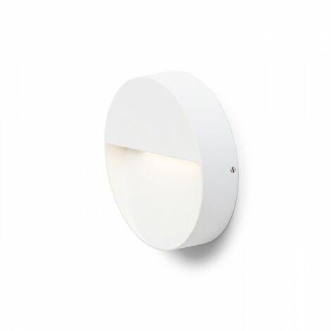 Spot mural AQILA R blanc 230V LED 6W IP54 3000K