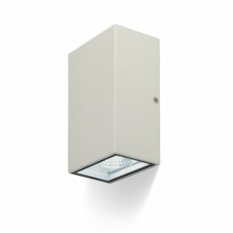 Spot mural DIXIE 10x16 blanc 230V/350mA LED 2x5W 84° IP54 3000K
