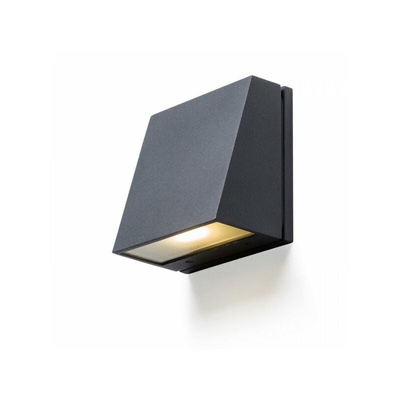 Spot mural gigi gris anthracite 230V led 3.3W IP65 3000K