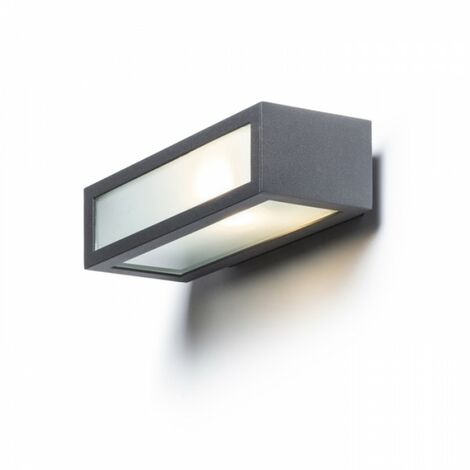 Spot mural GINO gris anthracite 230V E27 18W IP44