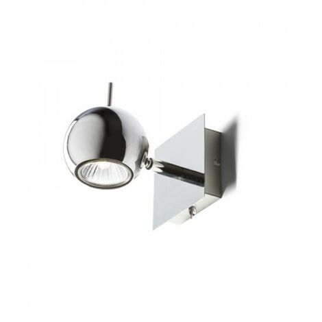 Spot mural GLOSSY I chrome 230V LED GU10 8W