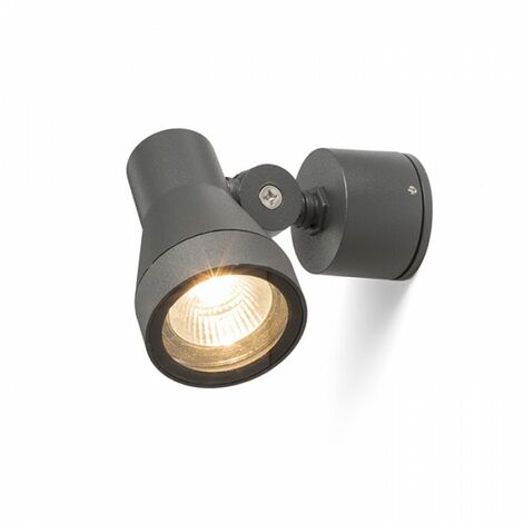 Spot mural gris anthracite DIREZZA 230V GU10 35W IP54