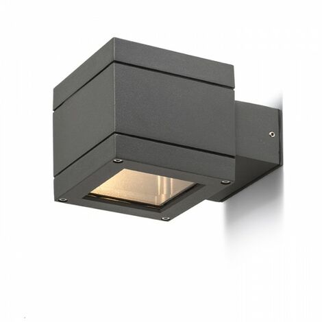 Spot mural gris anthracite TELO 230V G9 40W IP44