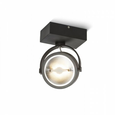 Spot mural KELLY LED I noir 230V LED 12W 24à‚Â° 3000K