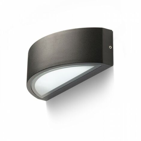 Spot mural noir LESA 230V E27 26W IP54