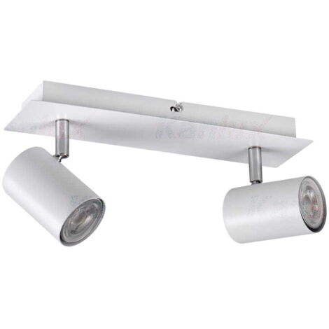 Spot mural/plafond Kanlux EVALO 2xGU10 blanc chrome