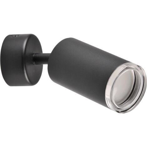 Spot mural/plafond Turyn noir GU10 orientable IP44