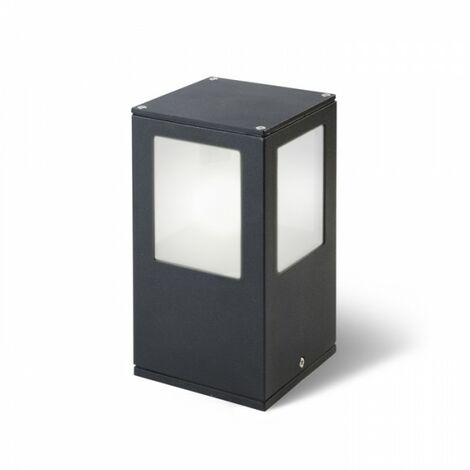 Spot mural PONDER 20 / mât noir 230V E27 18W IP44