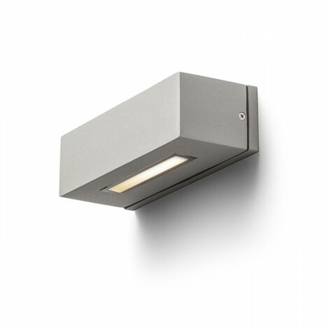Spot mural WOOP gris argent 230V R7s 78mm 48W IP54