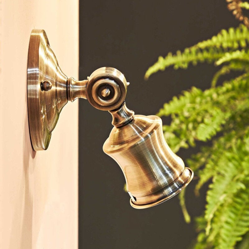 Spot Orientable Laiton Antique Barbier