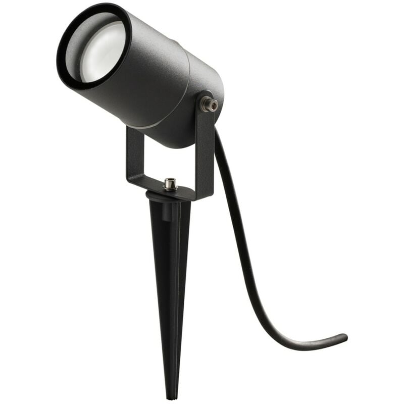 Image of Spot picchetto alluminio gea led ges1130 ip65 gu10 led proiettore terra orientabile esterno