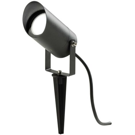 Spot picchetto alluminio gea led ges1140 ip65 gu10 led proiettore terra orientabile esterno