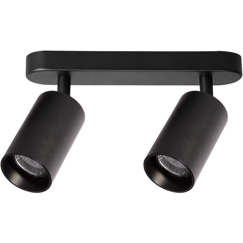 Spot Pipe noir 2xGU10