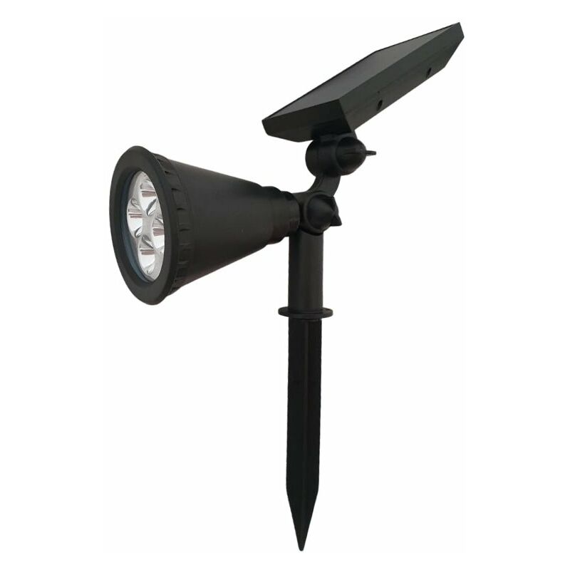 Spot à piquer led Solaire pour Jardin 2W 5.5V dc - 4 led Silumen
