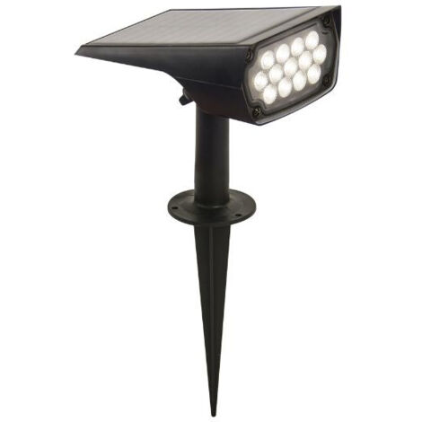 Spot Piquet Solaire Projecteur IP65 2W - Blanc Chaud  - SILUMEN