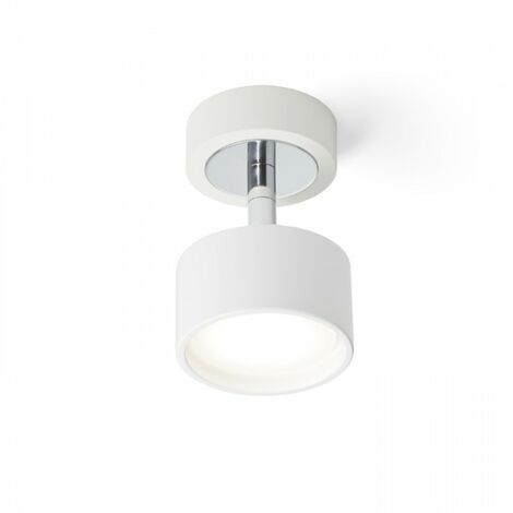 Spot PIXIE inclinable blanc chrome 230V LED GX53 7W