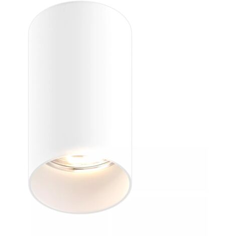 Spot plafond blanc tube métal 1xGU10 50W Zuma Line