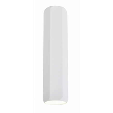 Spot plafond Candellux TUBA GU10 blanc alu H25cm 6,3cm