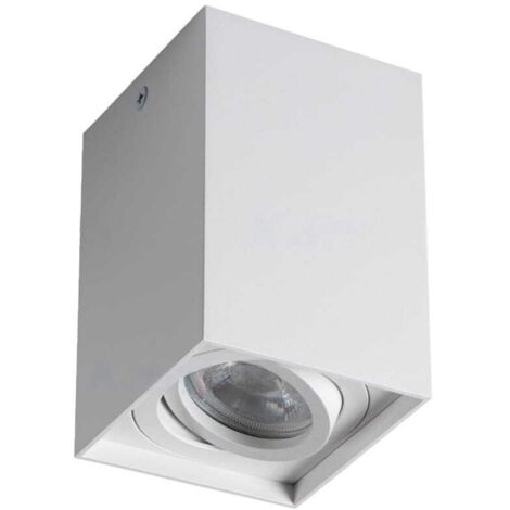 Spot plafond carré blanc GX5.3/GU10 10W Kanlux GORD