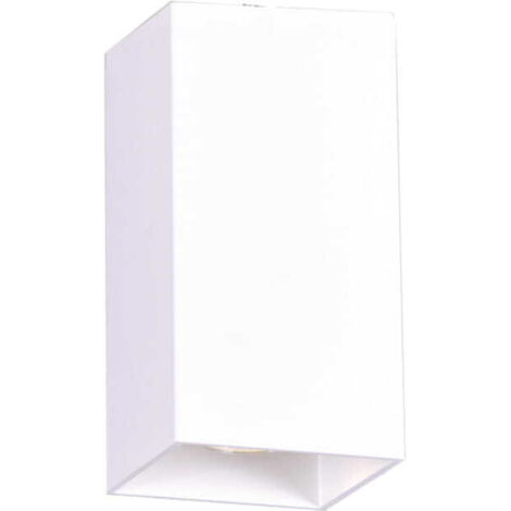 Spot plafond carré blanc moderne Kaja Kubik K-4214 GU10