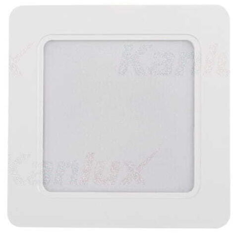 Spot plafond carré TAVO LED 12W 4000K IP44 Kanlux