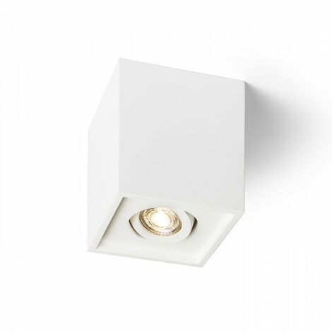 Spot plafond en plâtre COLES SQ 230V LED GU10 15W
