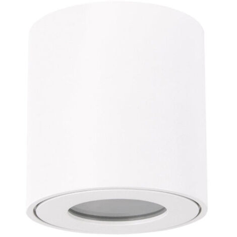 Spot Plafond en Saillie IP54 pour Ampoule GU10 - Blanc - SILUMEN