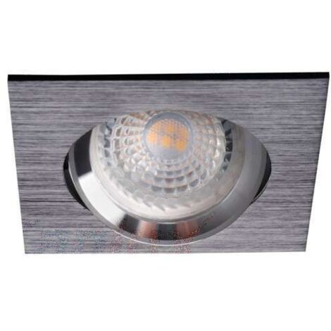 Spot plafond encastré – Aluminium noir – Ø82mm – Réglable 30° – GX5.3