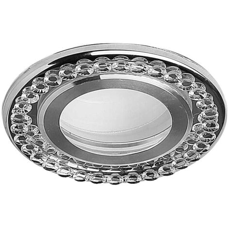 Spot plafond encastré Candellux 2x LED 10W 6500K chromé