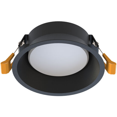 Spot plafond encastré rond noir Nowodvorski UNO GX53