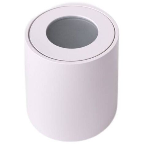Spot plafond IP44 blanc rond GU10 35W Ecolight EC79971