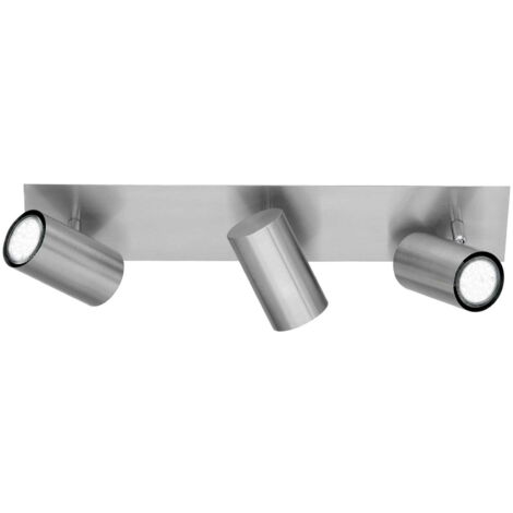 Spot plafond MARLEY argent Trio orientable 3xGU10 IP20