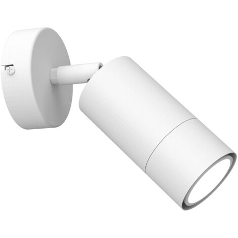 Spot plafond-mur orientable blanc GU10 8W Link Luminex