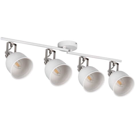 Spot plafond/mural 4xE14 réglable blanc Kanlux DERATO