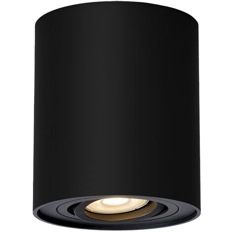 Spot plafond noir mat GU10 1x42W Rabalux Kobald 2047
