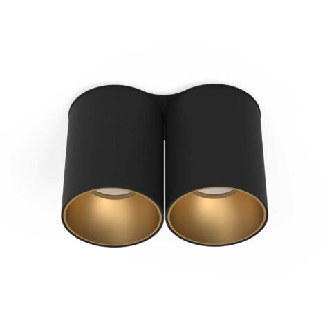 Spot plafond Nowodvorski Eye Tone 8087 2xGU10 noir/or