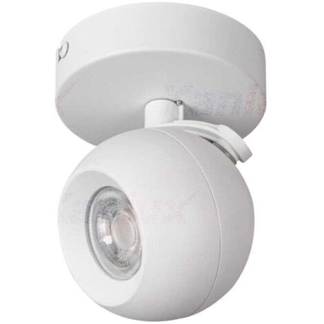 Spot plafond orientable Kanlux GALOBA blanc GU10 alu